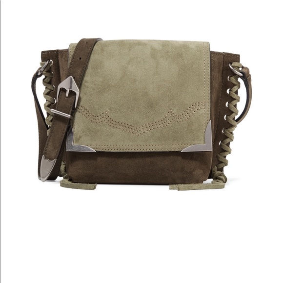 Isabel Marant Green Kleny Whipstitched Bag - Picture 2 of 3